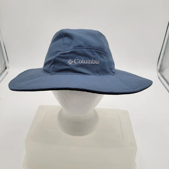 Youth Columbia Titanium Omi-Shade Bucket Hat Navy One Size Unisex - Picture 1 of 10